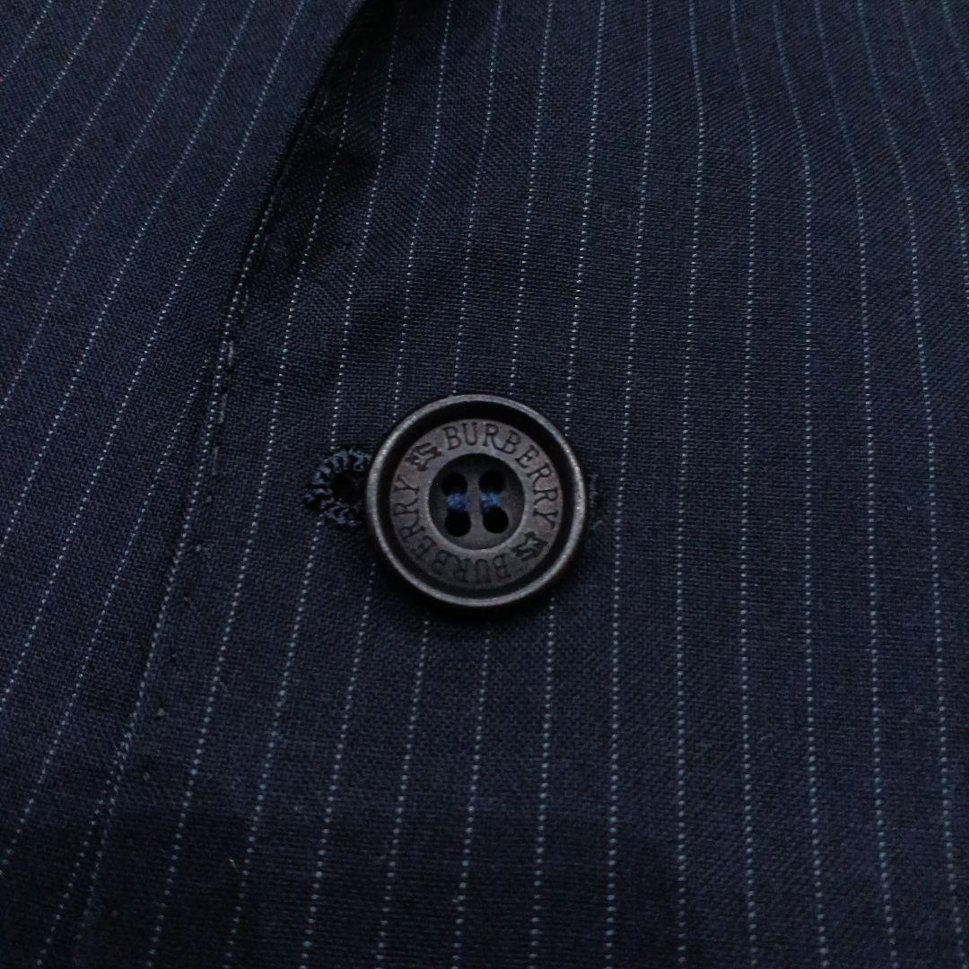 【BURBERRY BLACK LABEL】スーツ（42L）濃紺ストライプ