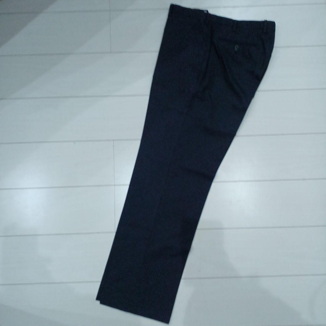 【BURBERRY BLACK LABEL】スーツ（42L）濃紺ストライプ