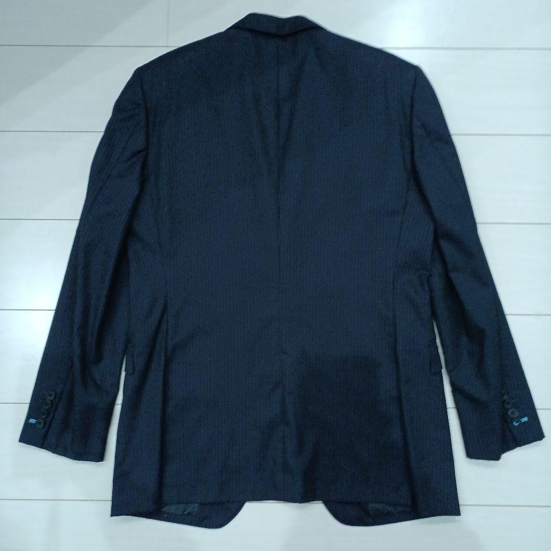 【BURBERRY BLACK LABEL】スーツ（42L）濃紺ストライプ