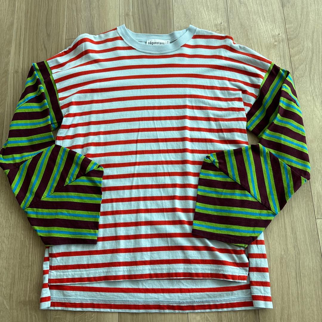 【美品】ナゴンスタンス nagonstans ボーダー　トップス