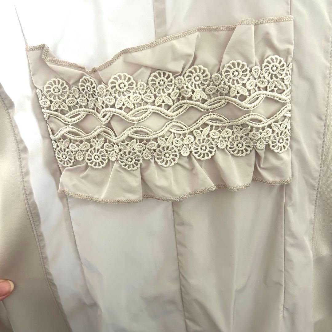 スーパービューティー　新品　42 ベージュ　コート　大人かわいい