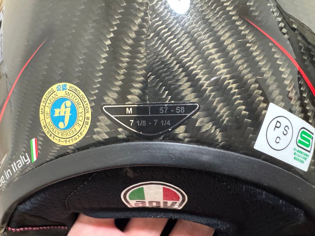 値下げ中！AGV PISTA GP R GRANPREMIO アジアンフィットM