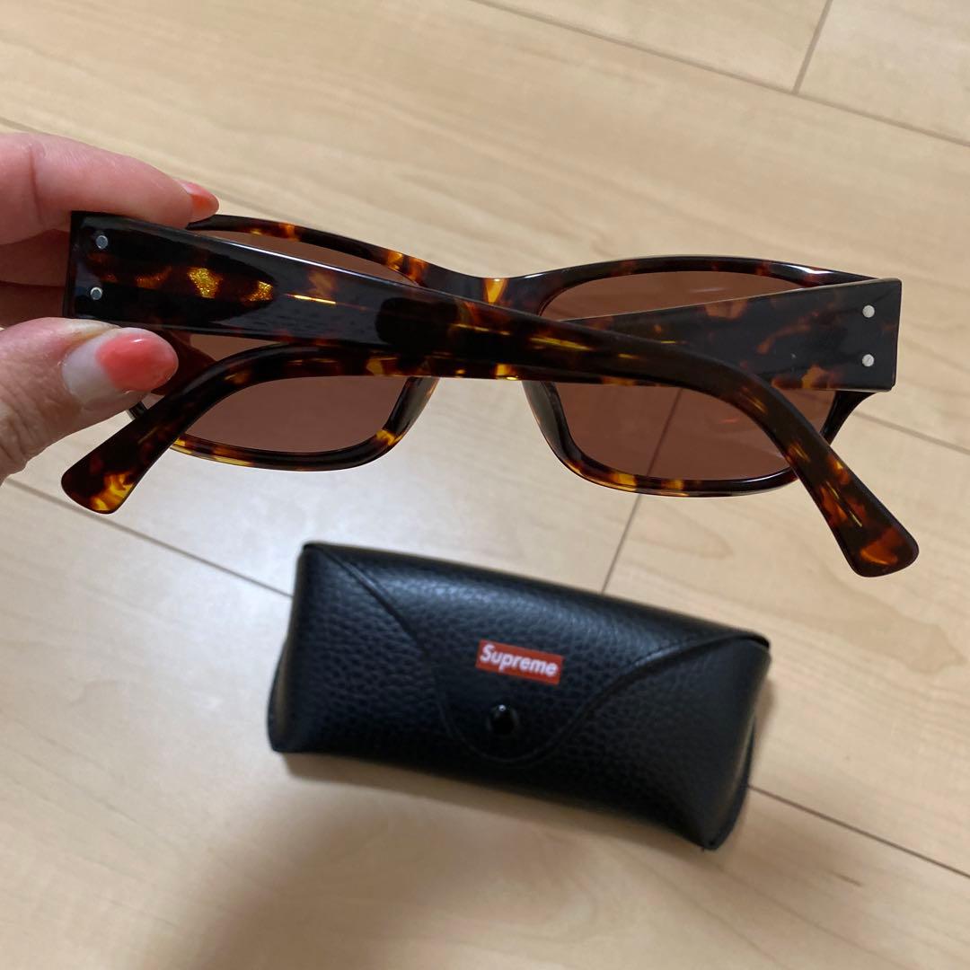 希少‼️JAPAN製supremeサングラス　鼈甲　brownレンズ
