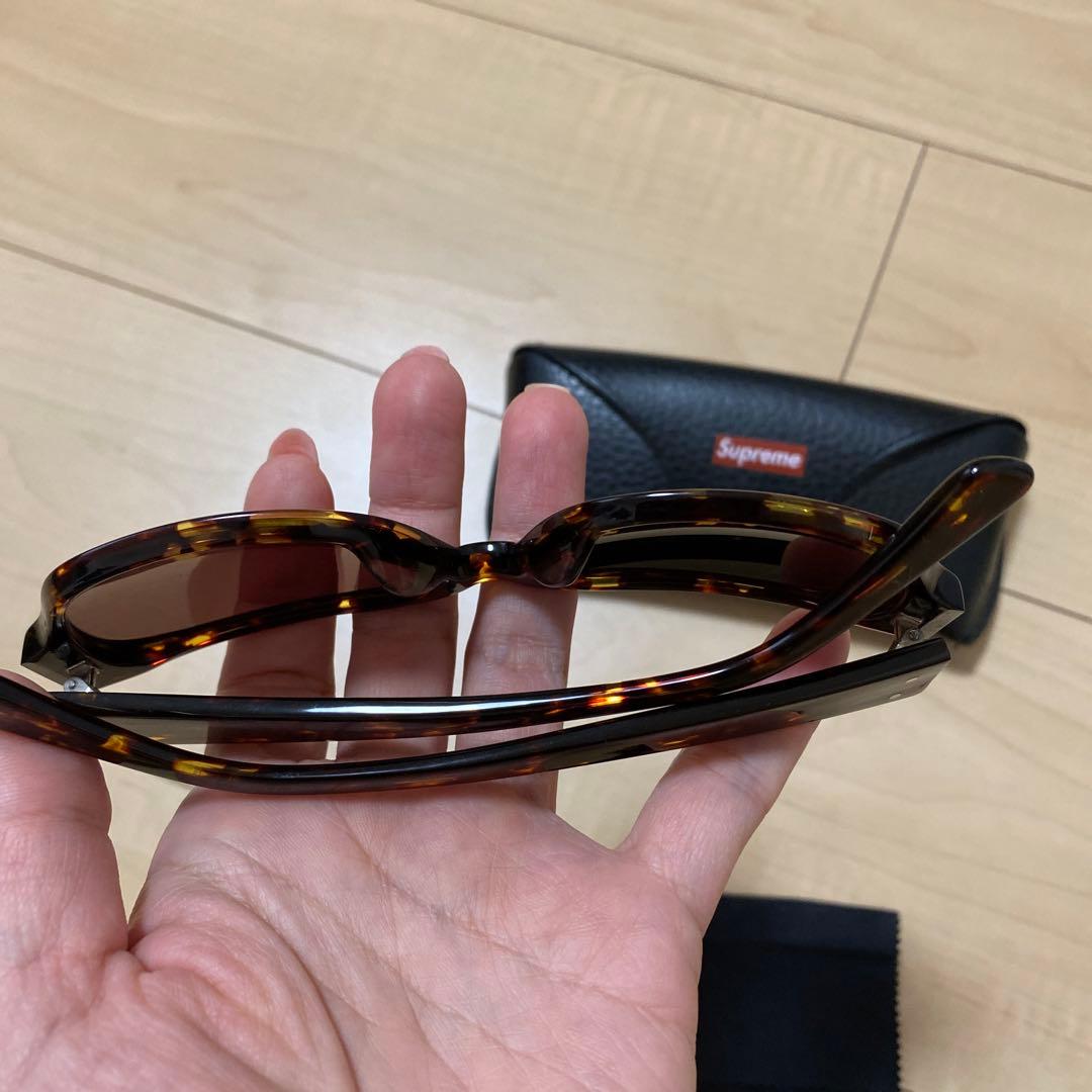 希少‼️JAPAN製supremeサングラス　鼈甲　brownレンズ