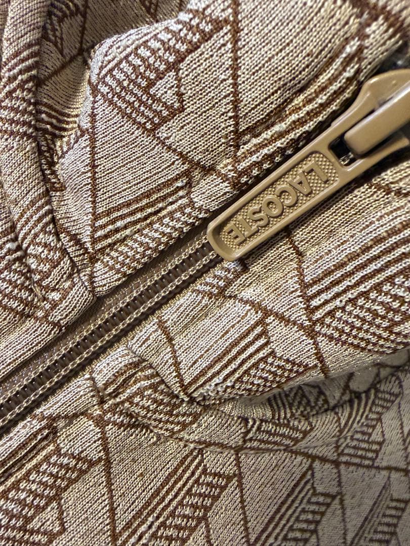 ラコステ トラックジャケット　ブラウン　S