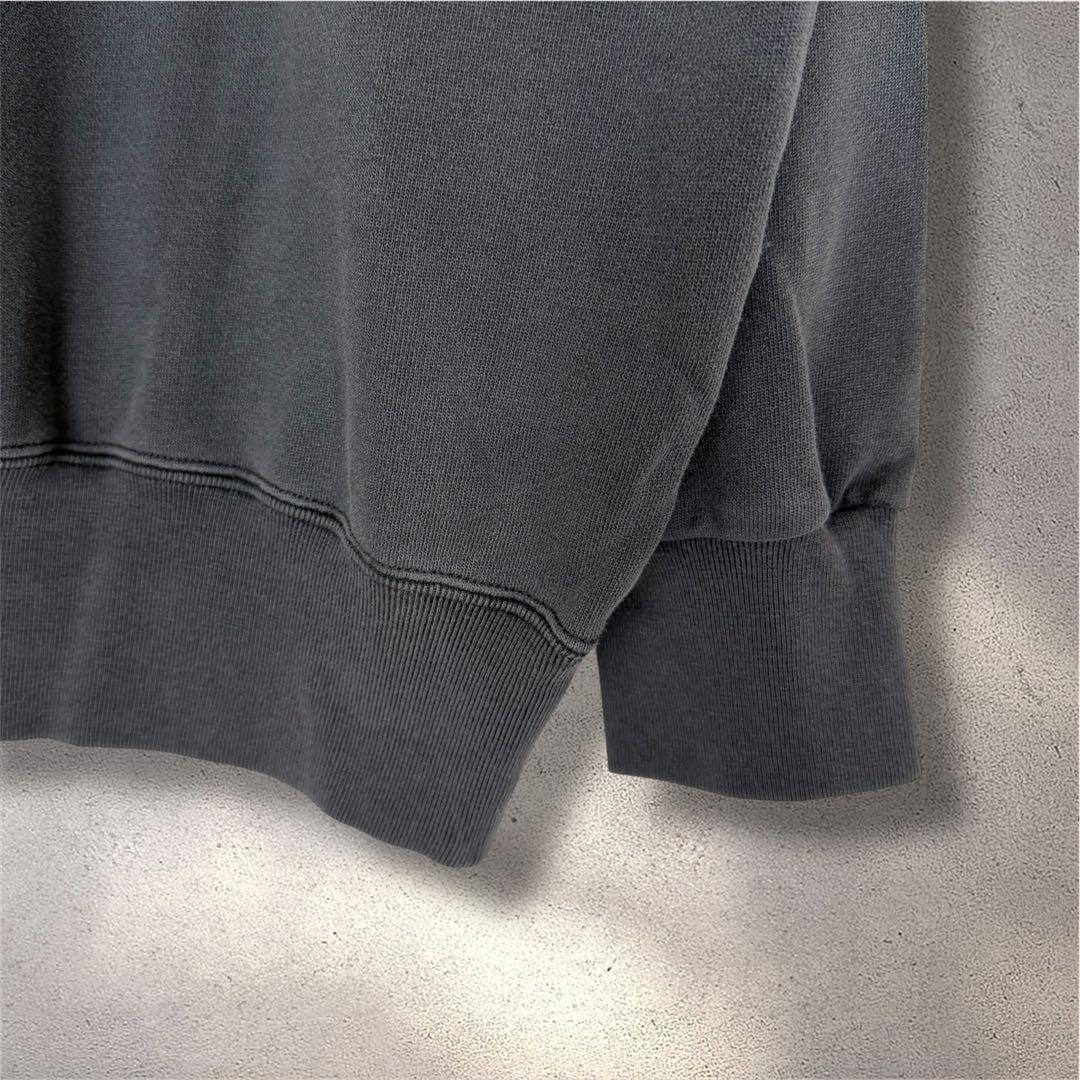 タグ類無 Whim Gazette ピグメントロゴウラケプルオーバー DG