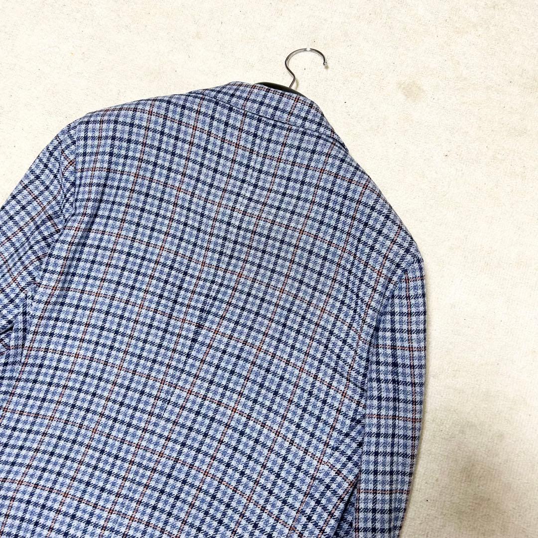 極美品　ラルディーニ　アンコンジャケット　テーラードジャケット　チェック　現行