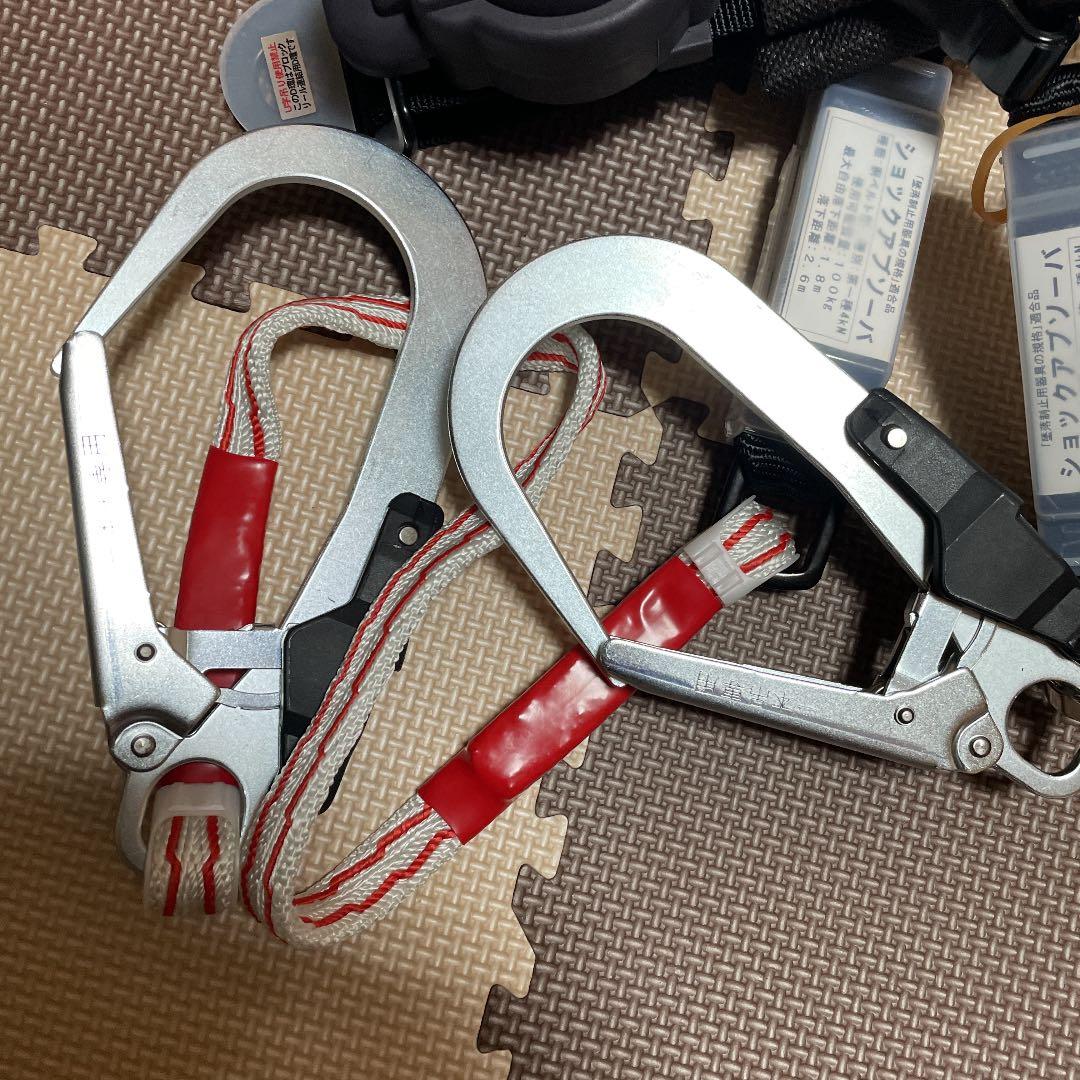 新品未使用 新規格安全帯 2丁かけ 墜落制止用器具です