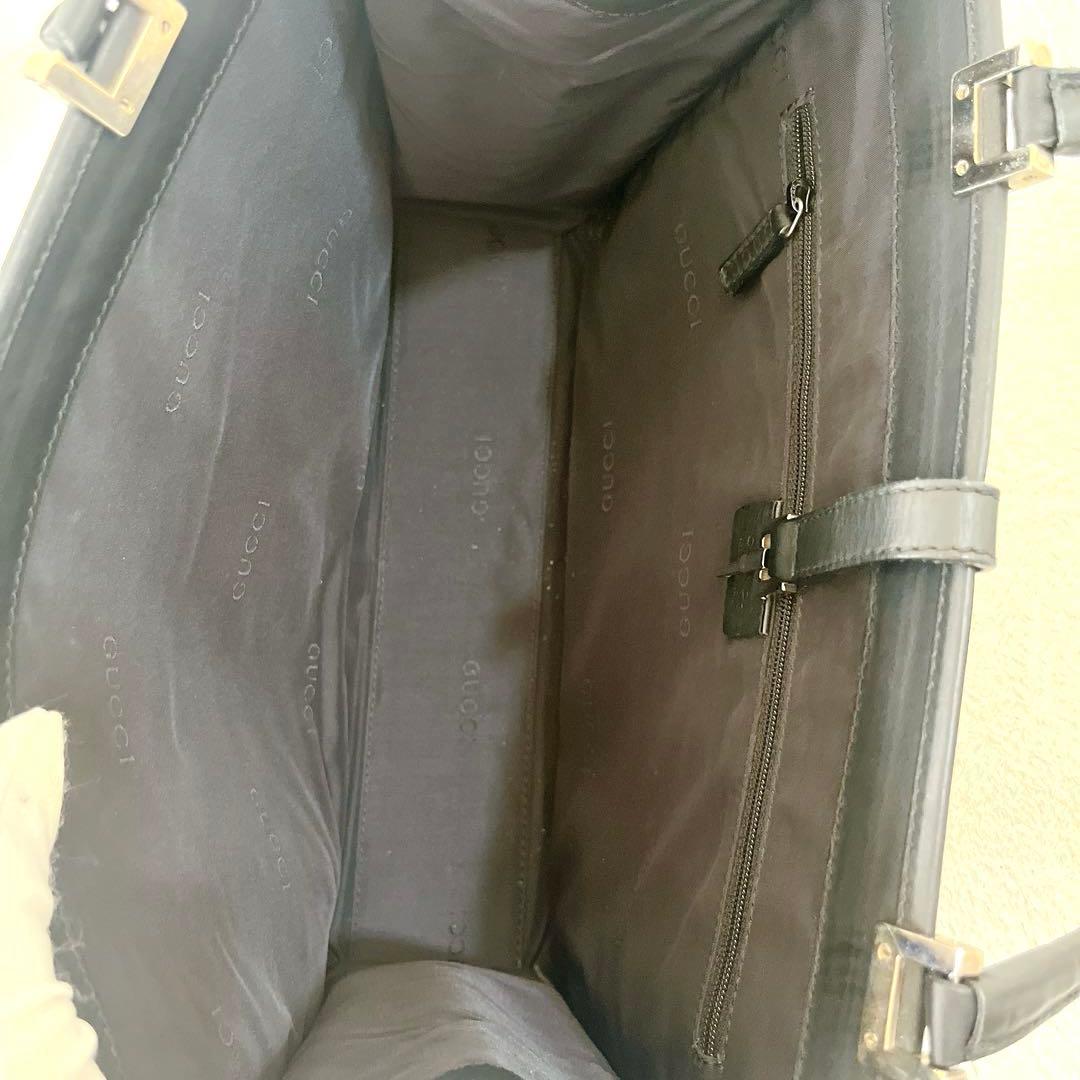 ★GUCCI★GGキャンバス ジャッキートートバッグ 黒ブラック 保存袋あり