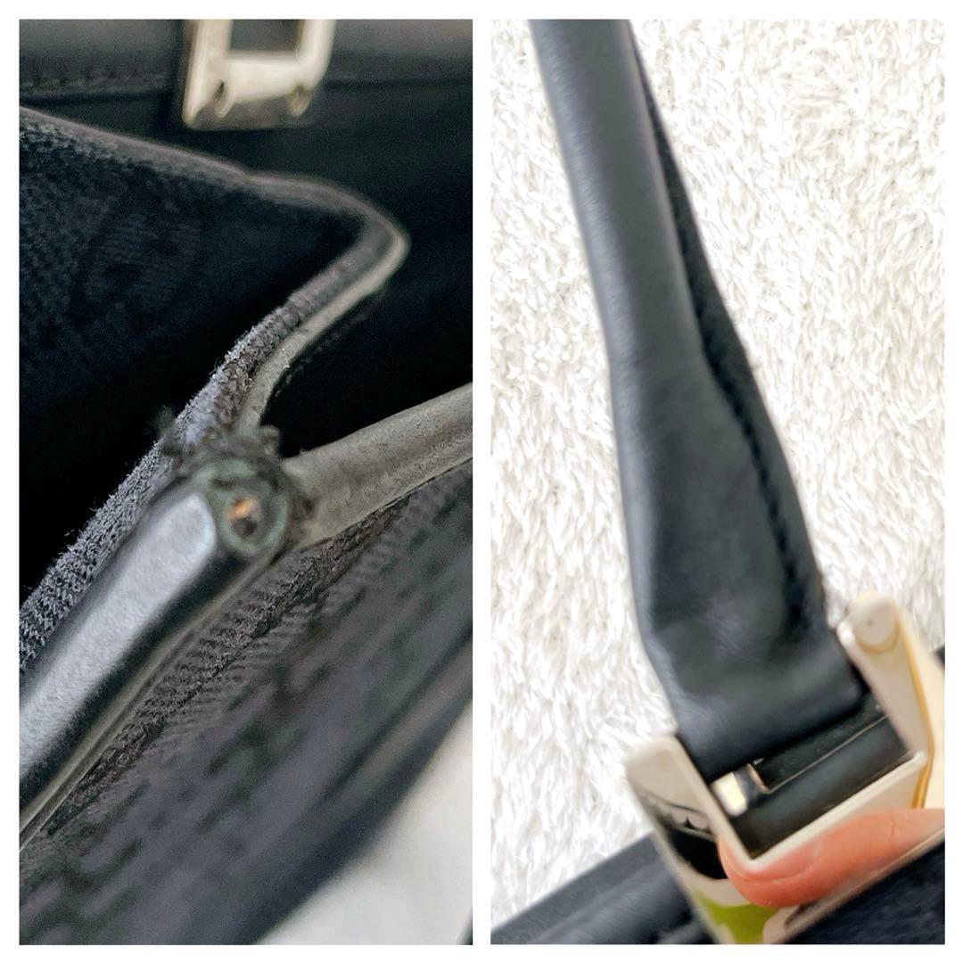 ★GUCCI★GGキャンバス ジャッキートートバッグ 黒ブラック 保存袋あり