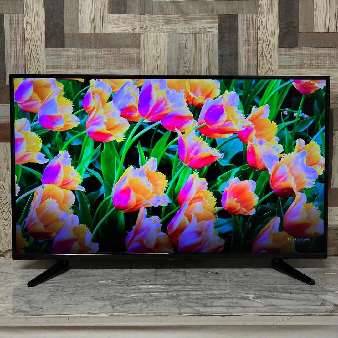 佐藤智也さん受渡専用マクスゼン50型4Kテレビ 東芝LSI搭載で操作もカンタン