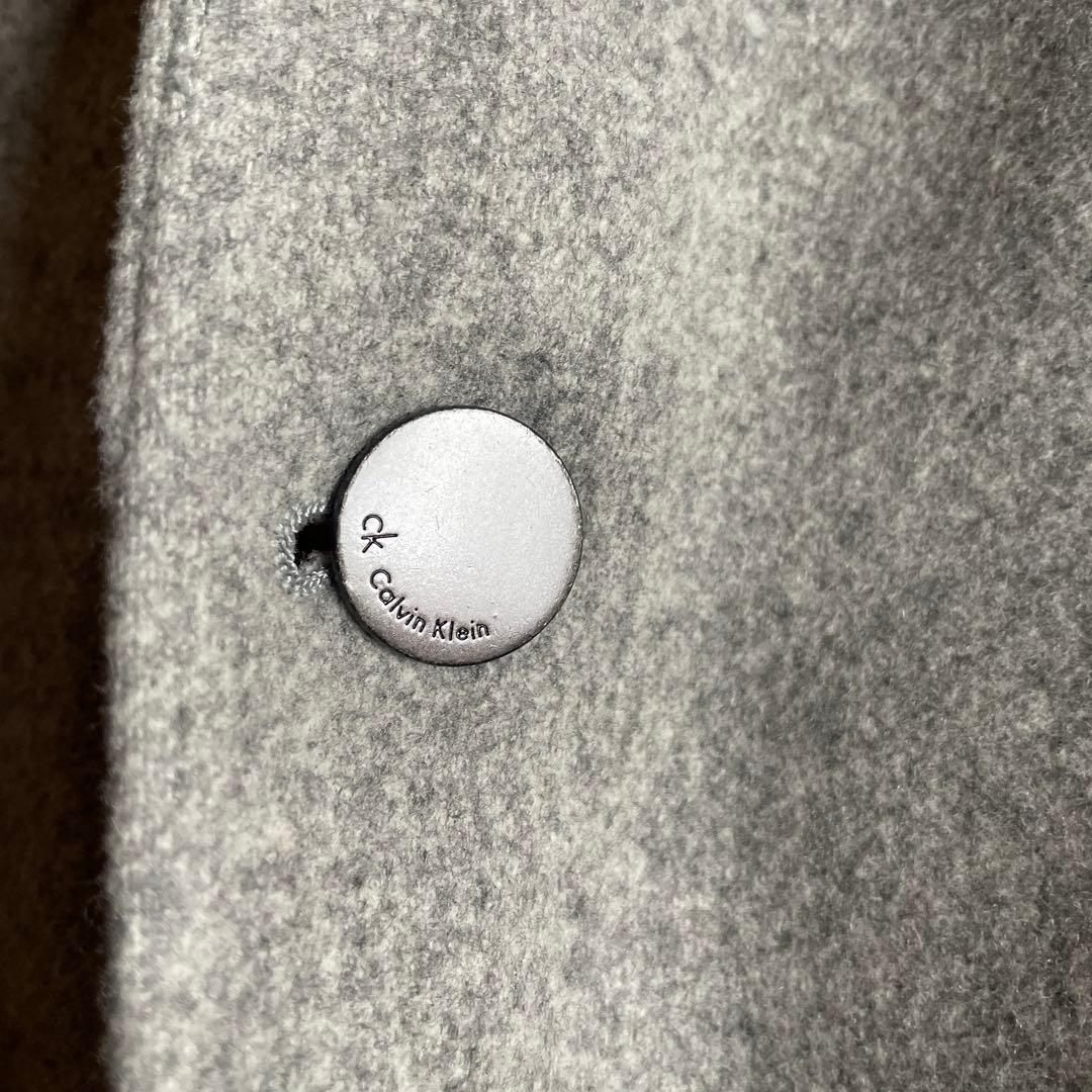 〝美品〟CKカルバンクライン☆ウールジャケット40ライトグレーメンズ
