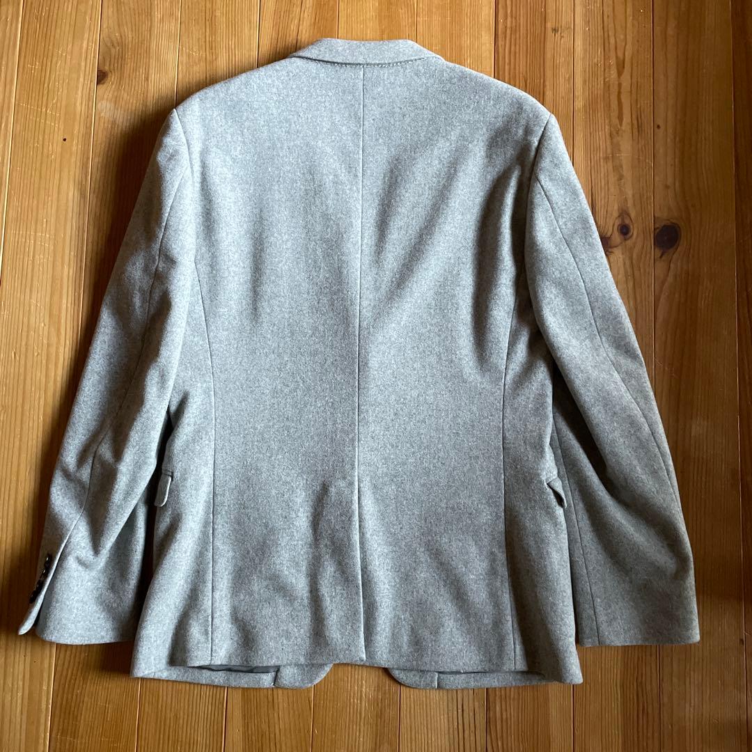 〝美品〟CKカルバンクライン☆ウールジャケット40ライトグレーメンズ