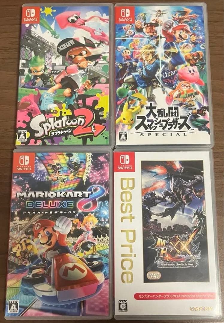 任天堂Switchソフト4種類まとめ売り