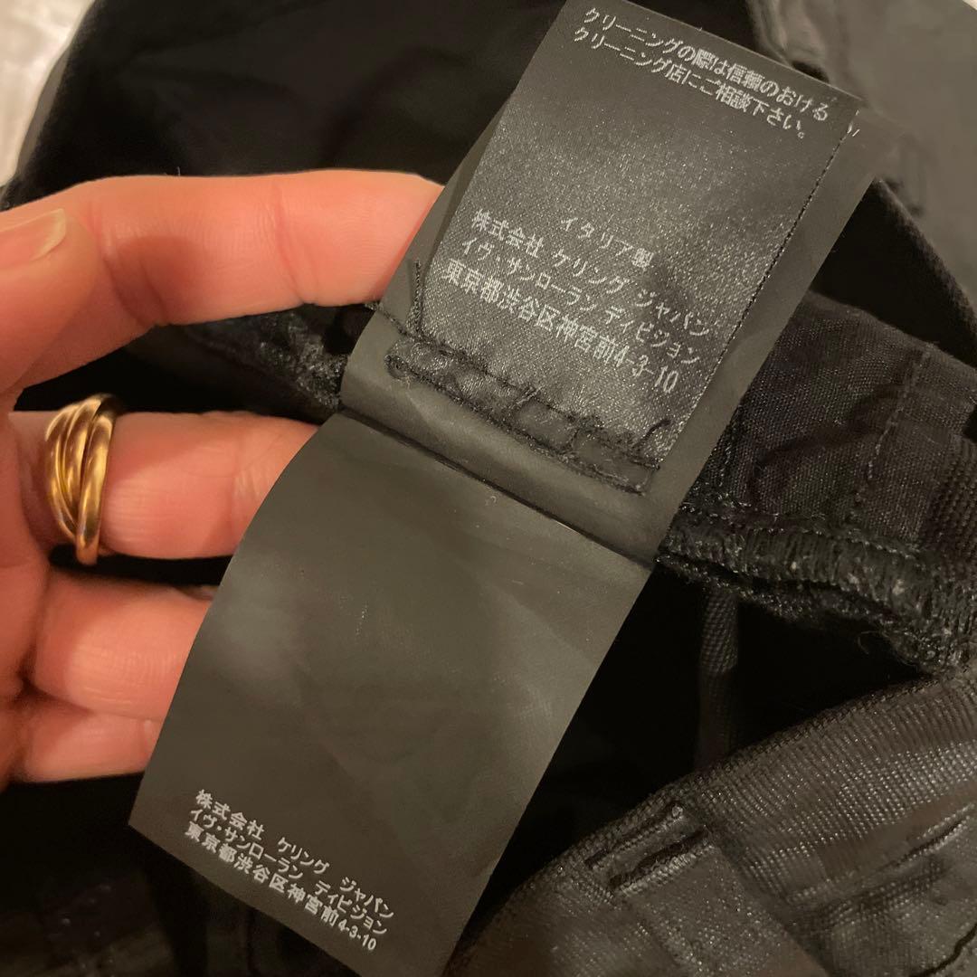 サンローラン ジャスターミニスカート