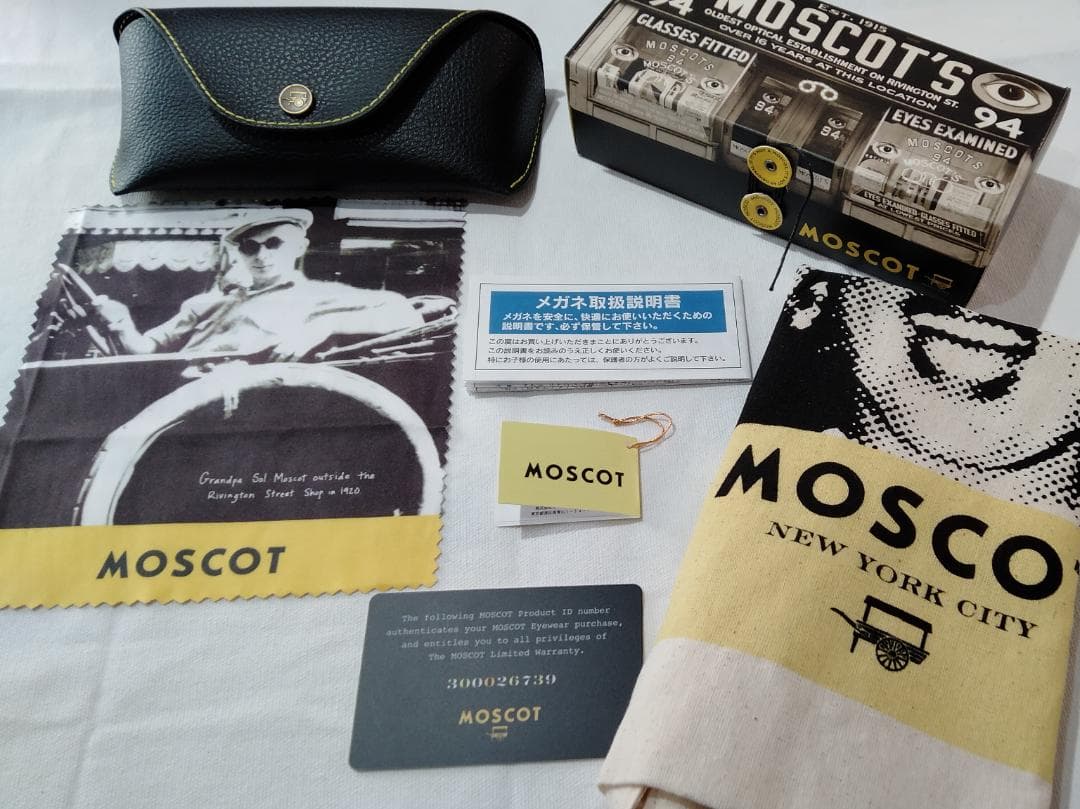 [正規店購入] 未使用MOSCOT レムトッシュ49㎜日本限定16thBLACK