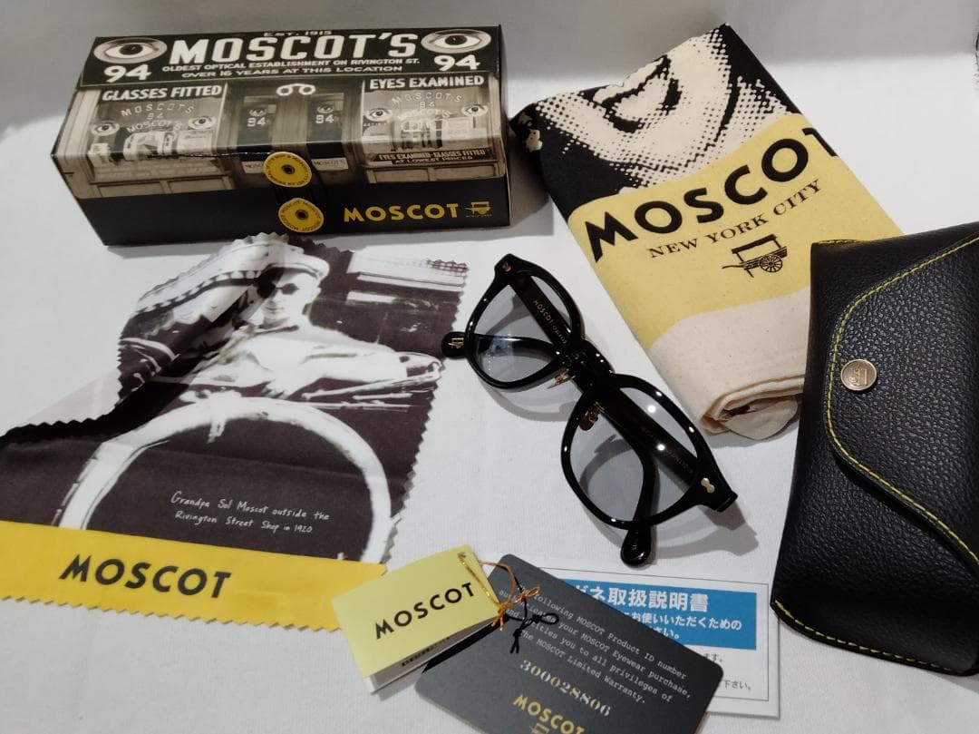 [正規店購入] 未使用MOSCOT レムトッシュ49㎜日本限定16thBLACK