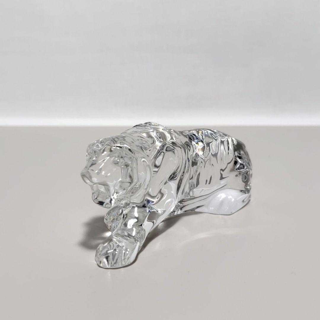 バカラ 虎 置物 BACCARAT