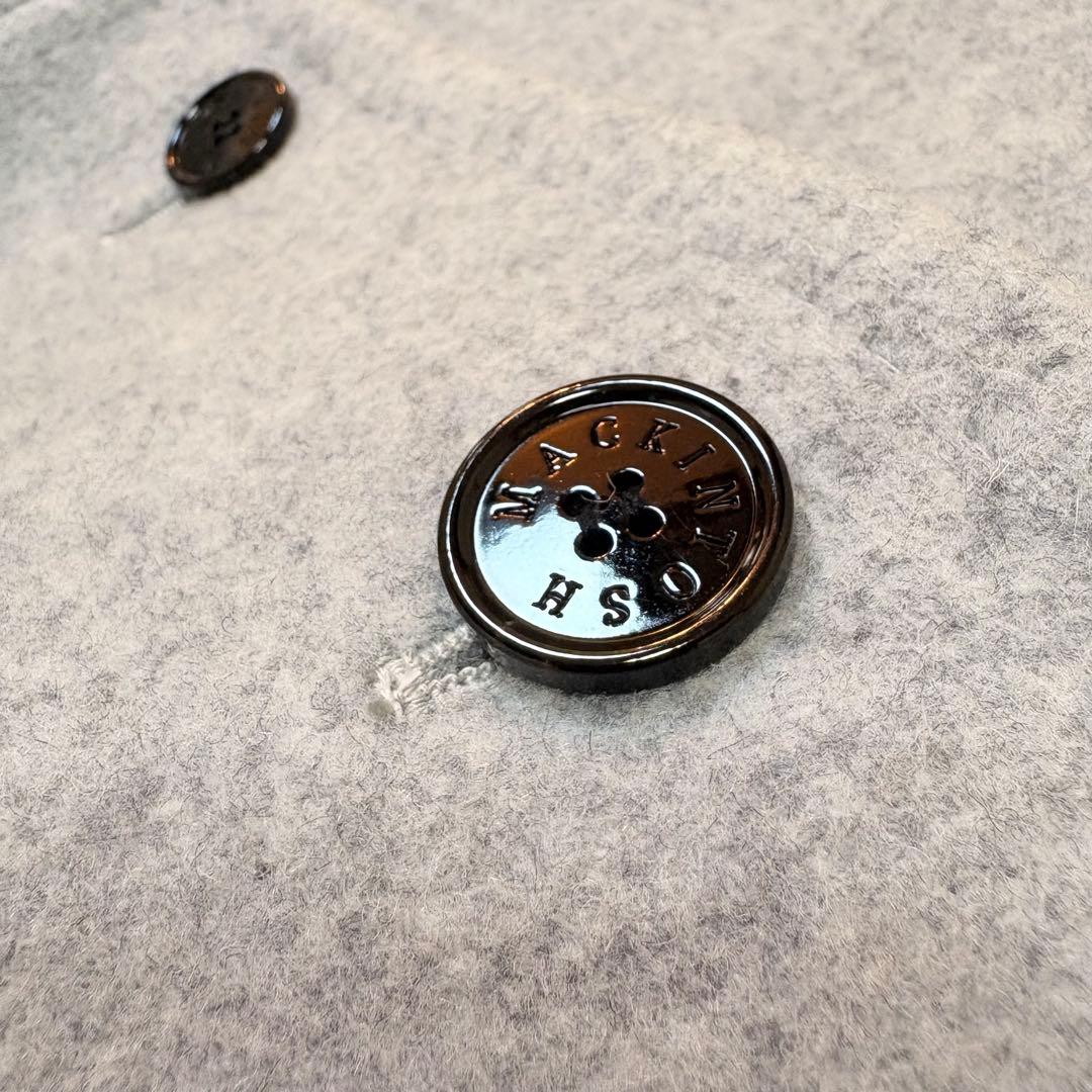 MACKINTOSH LONDON ウールコート 38 グレー ハーフ丈