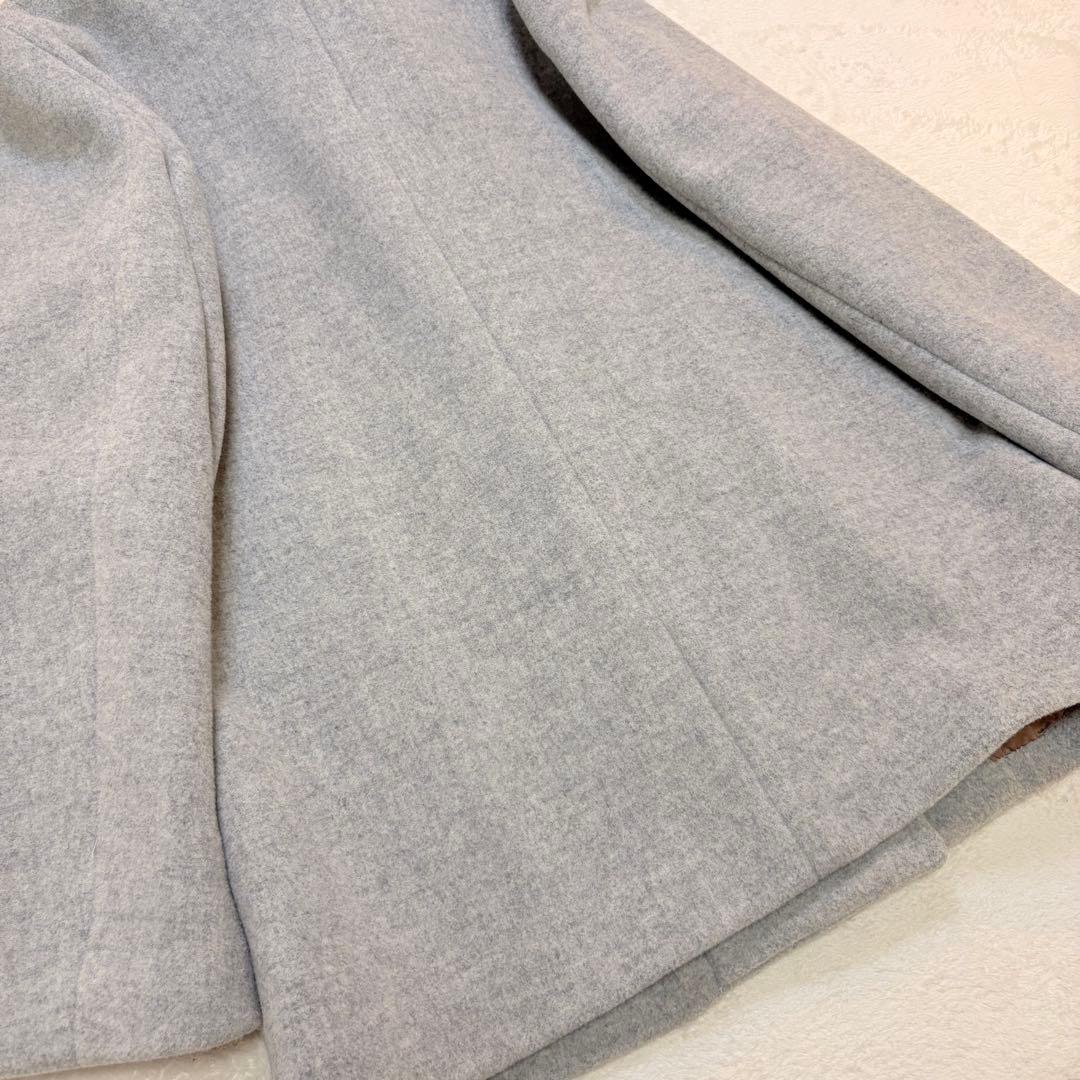 MACKINTOSH LONDON ウールコート 38 グレー ハーフ丈