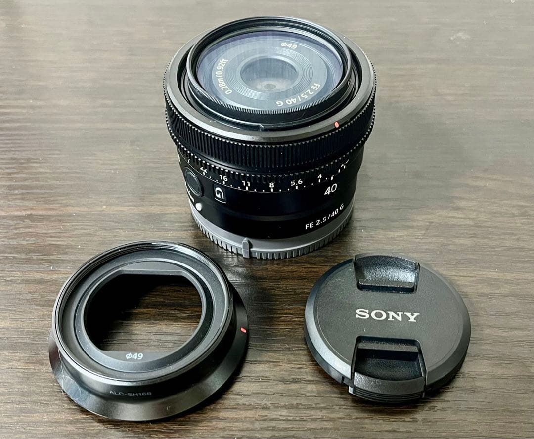 SONY FE 40mm F2.5G SEL40F25G レンズプロテクター付き