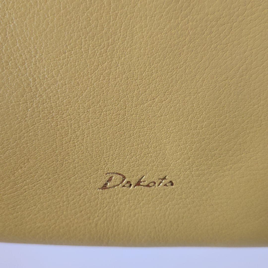 Dakota ブラック ショルダーバッグ・イエローポーチ2点セット