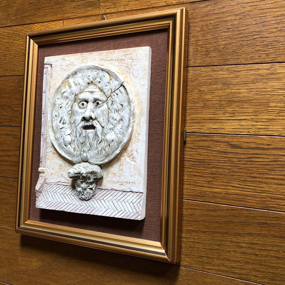 真実の口・額縁インテリア・アンティーク・レトロ・ローマの休日