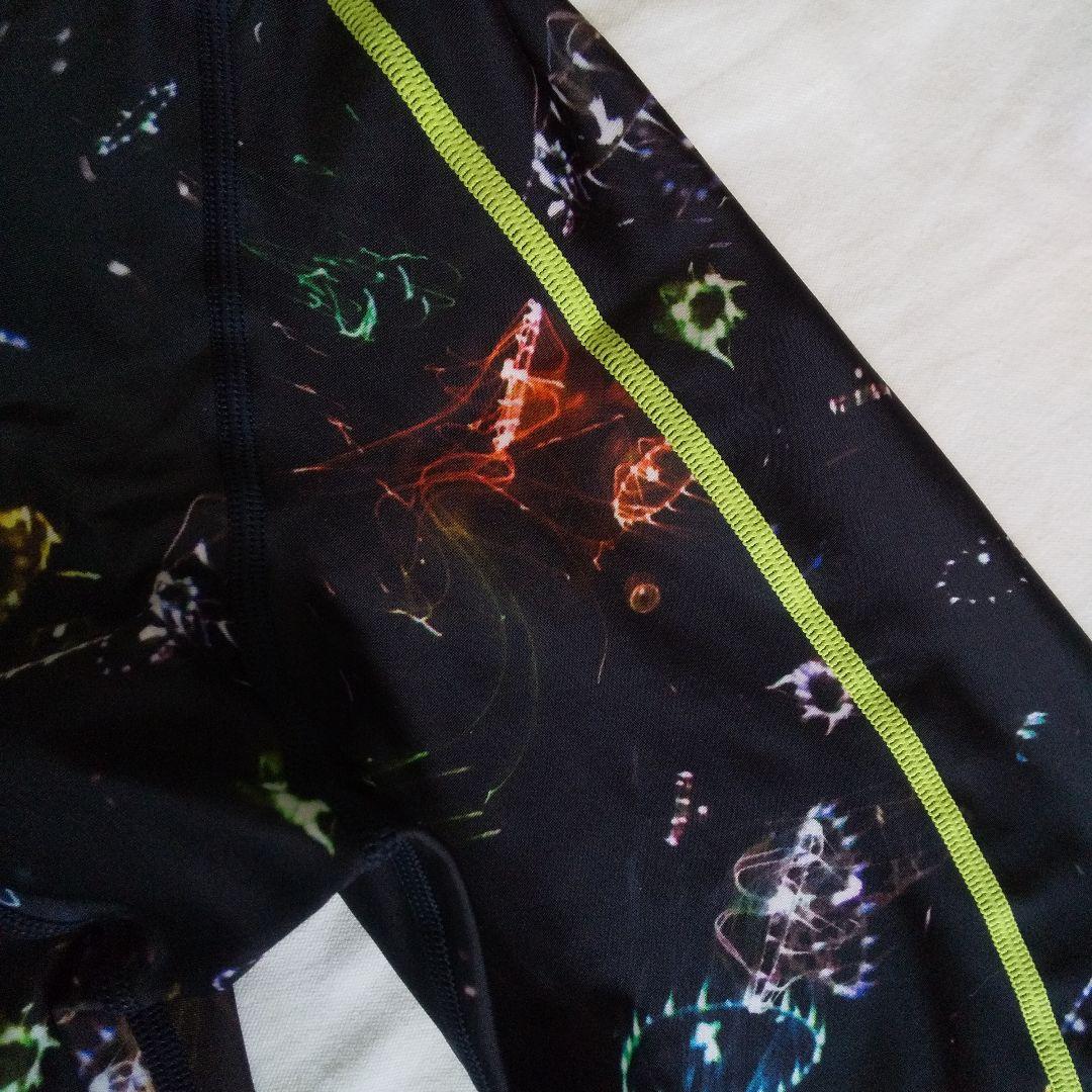 新品 Speedoスピード 競泳水着 Ｍ クラゲ柄 黒 ENDURANCE