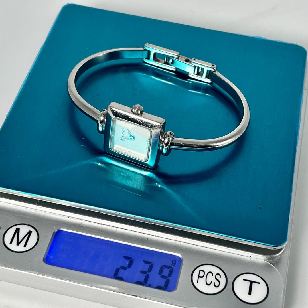 【稼働品】グッチ 1900 L バングルウォッチ ドレス 腕時計 スクエア