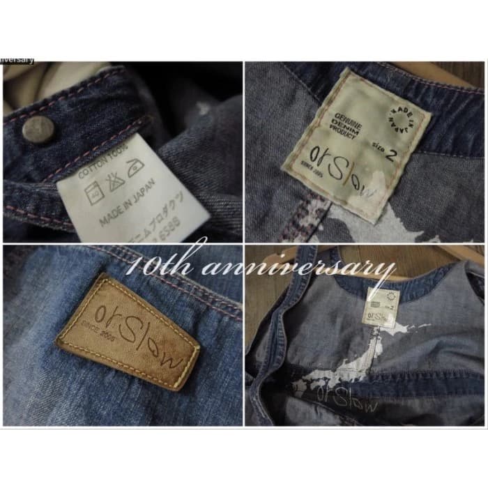 orslow サロペット　オーバーオール　デニム