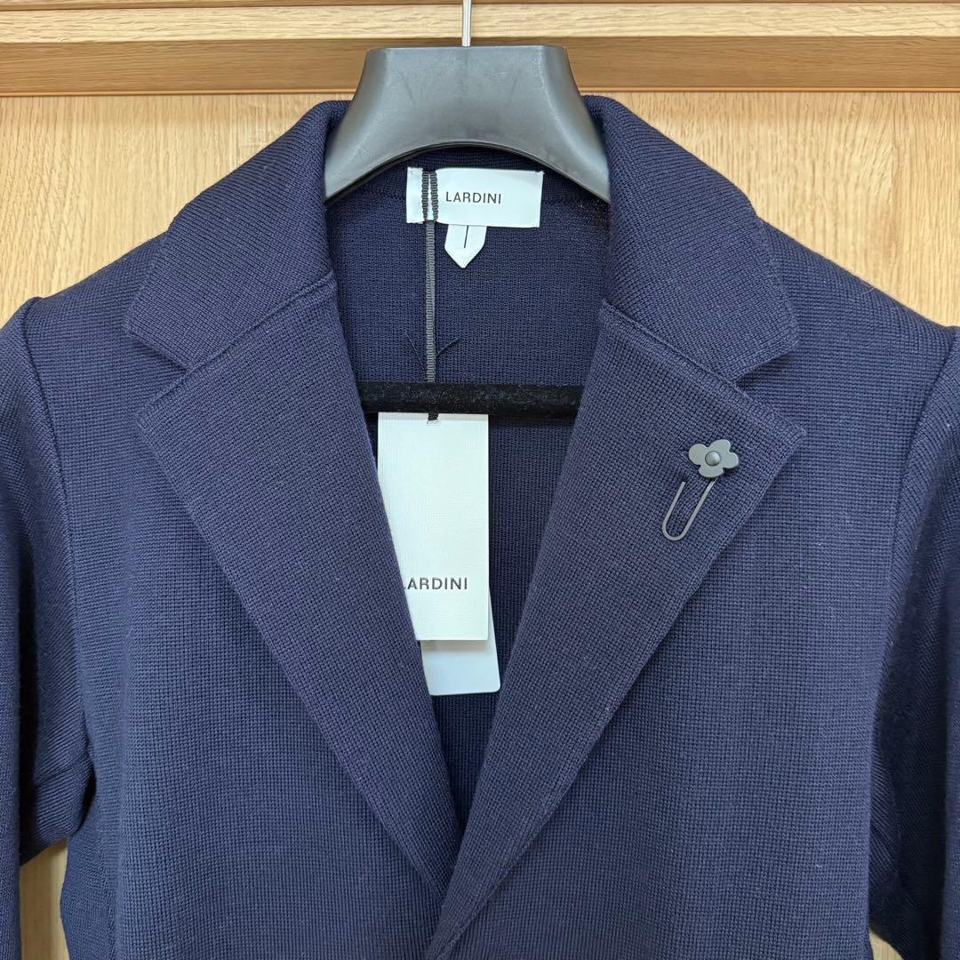 【タグ付き未使用】ラルディーニ LARDINI ウール ニットジャケット
