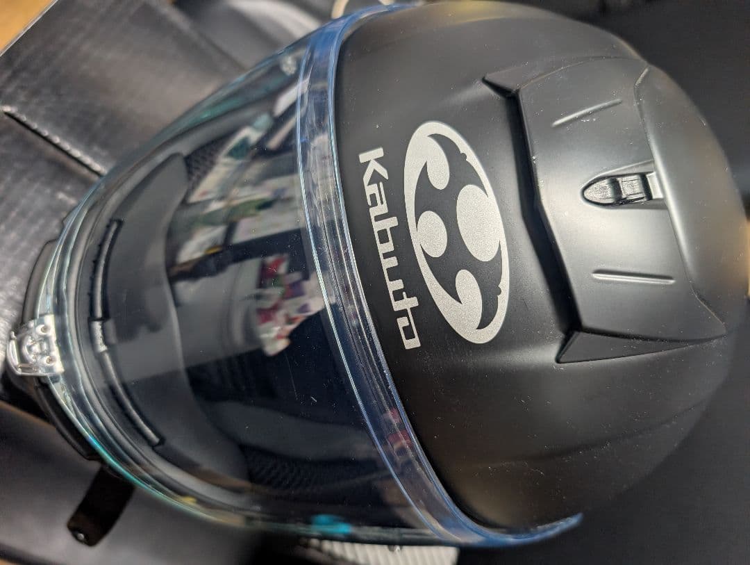 美品 Kabuto エアロブレード-6 Мサイズ　 マットブラック