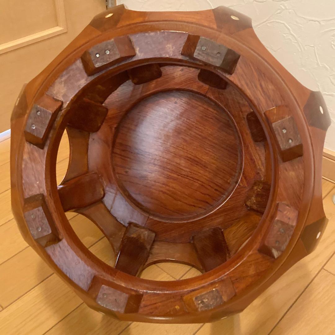 螺鈿細工 丸型座卓 丸椅子 スツール 腰掛け 中国美術 工芸品