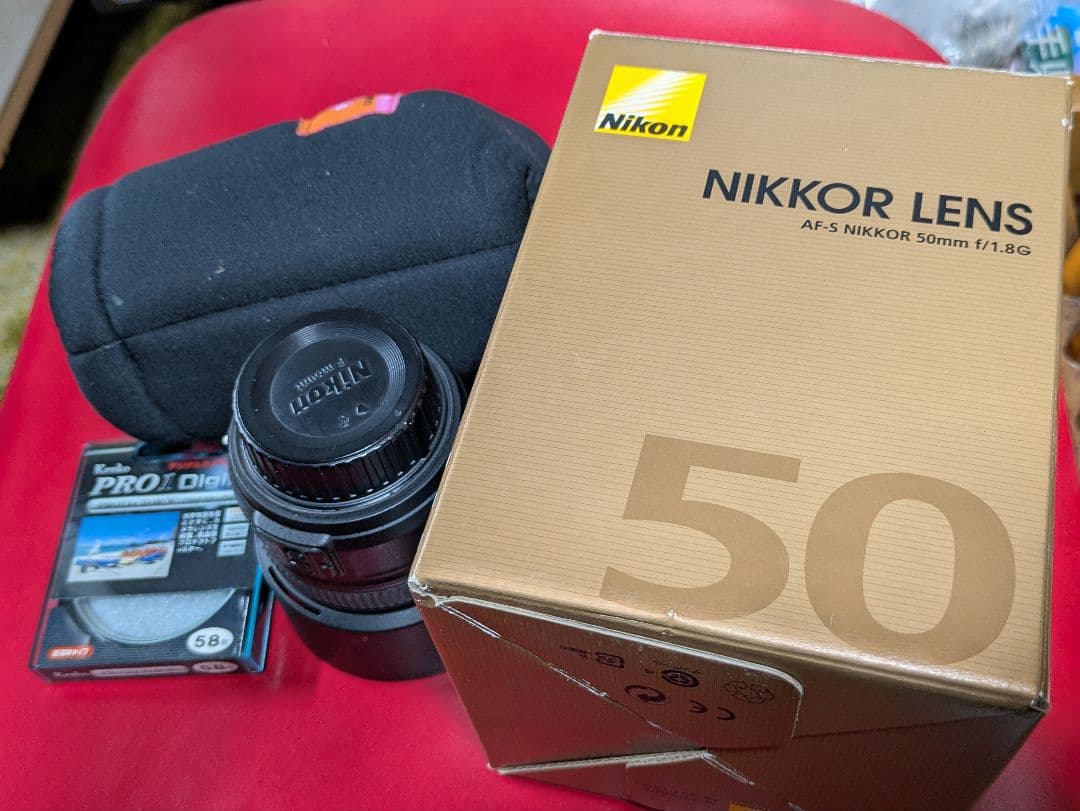 ニコンAF-S Nikkor50mm F1.8G＋プロテクターフィルターセット