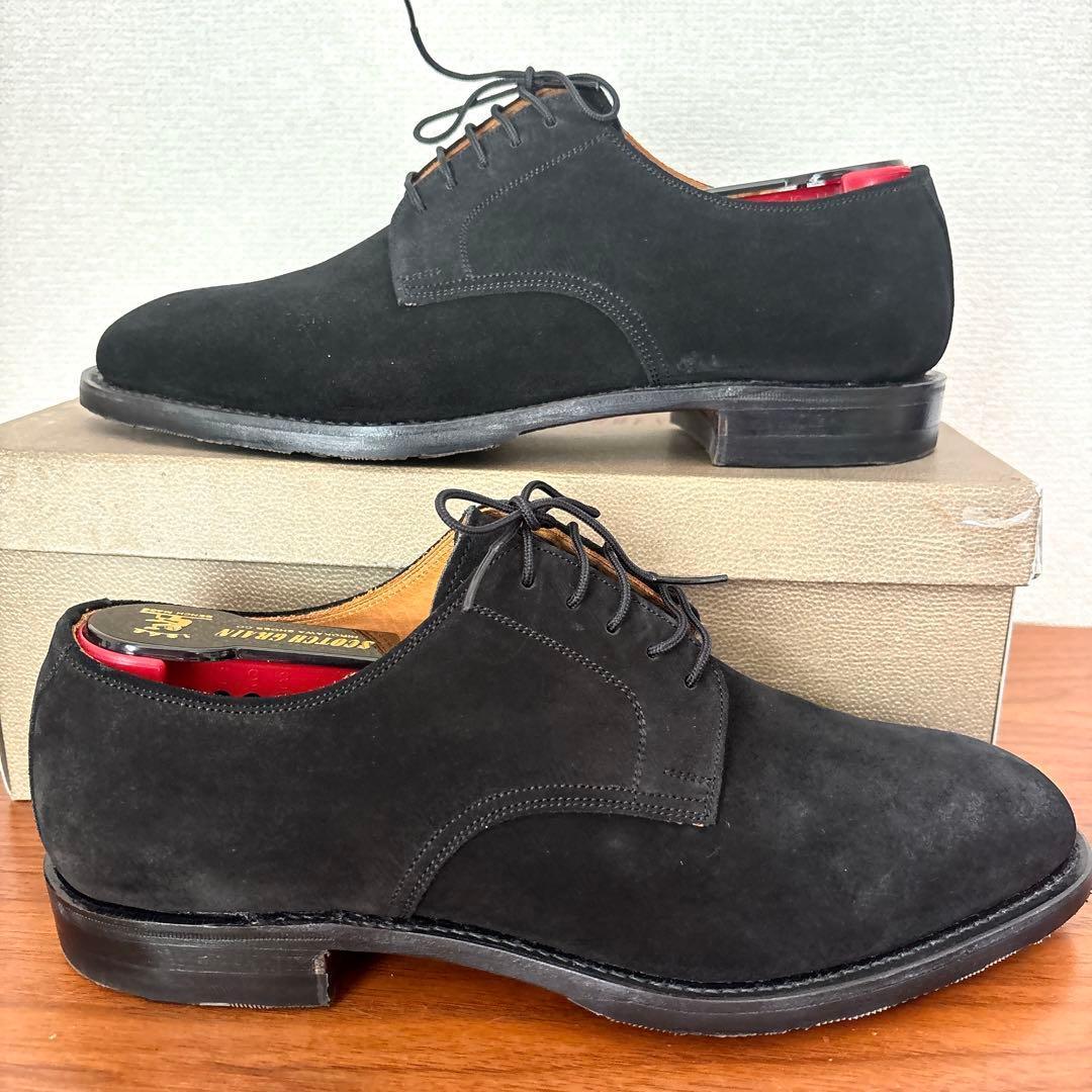 未使用級 箱付 SCOTCH GRAIN 5314 スエード ビジネスシューズ