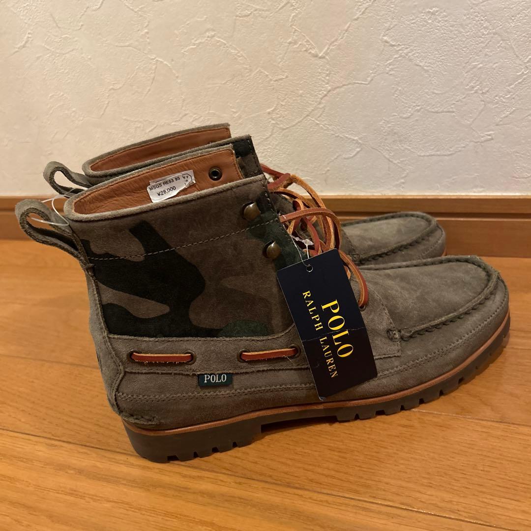 未使用　タグ付き　POLO RALPH LAUREN レザー ブーツ