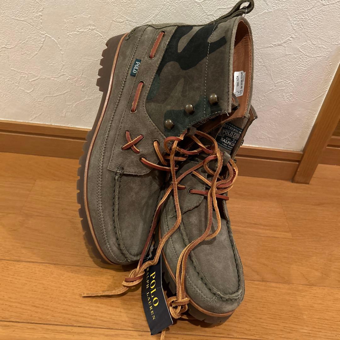 未使用　タグ付き　POLO RALPH LAUREN レザー ブーツ