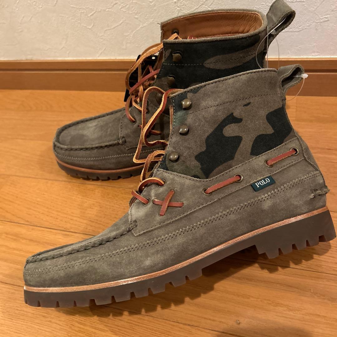 未使用　タグ付き　POLO RALPH LAUREN レザー ブーツ