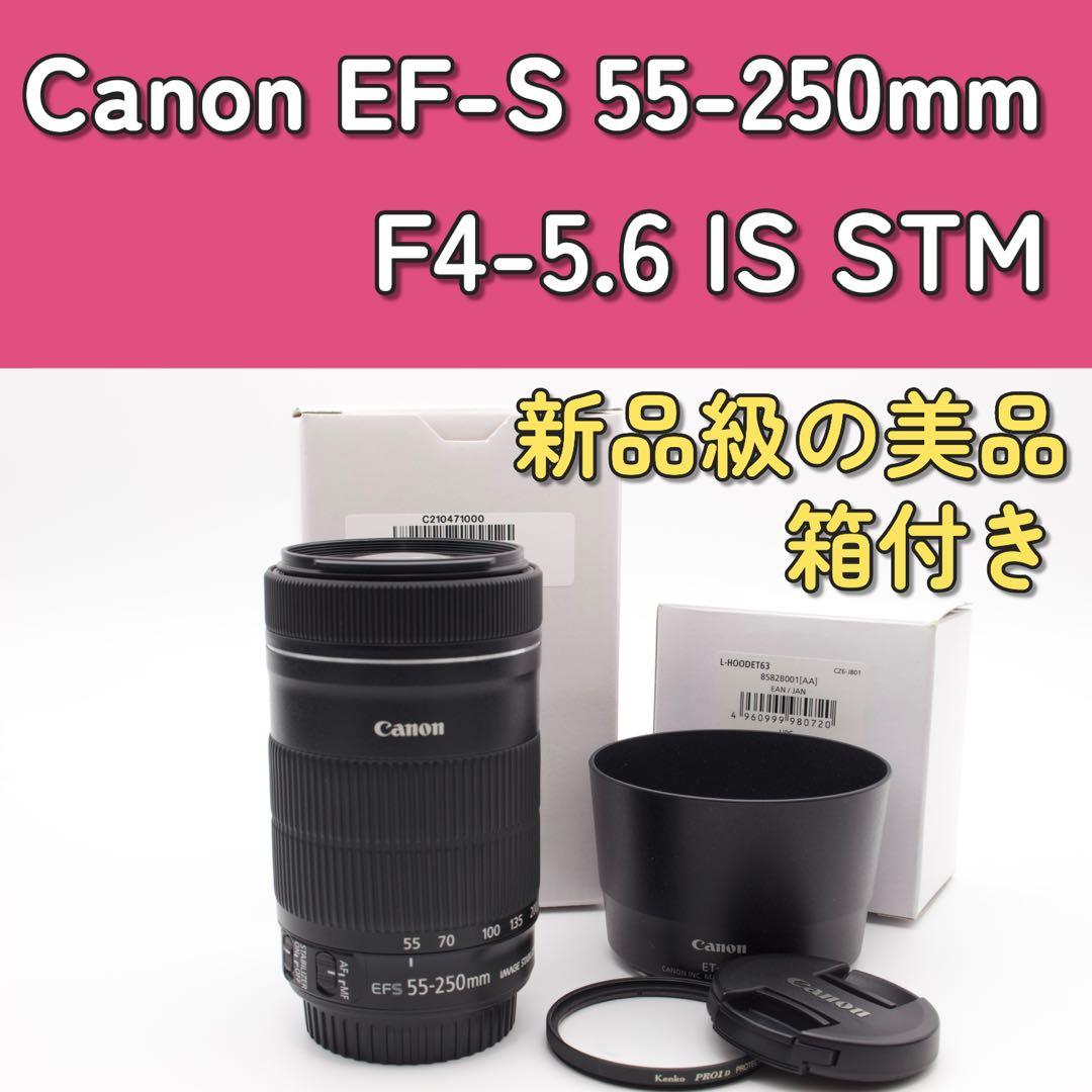 新品級美品✨Canon 55-250mm F4-5.6 IS STM 元箱付き