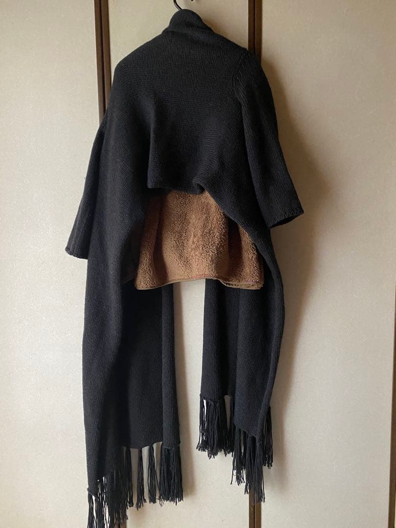 COMME des GARCONS コラボ　 フリンジストール　カーディガン