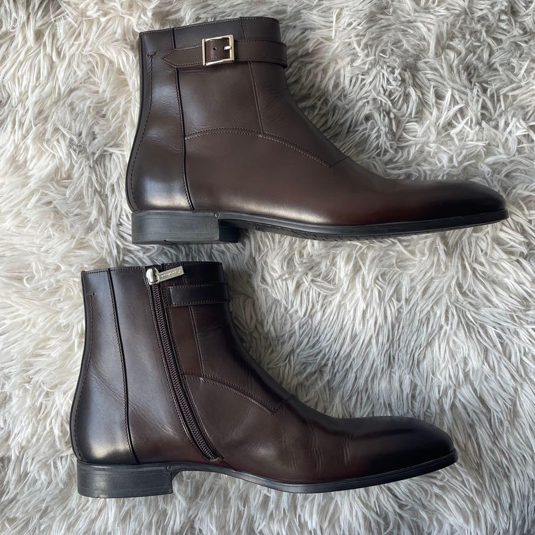 【未使用近い】サントーニ ジップブーツ サイズ7