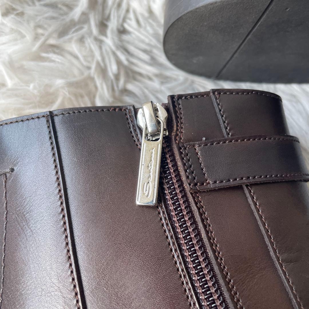 【未使用近い】サントーニ ジップブーツ サイズ7