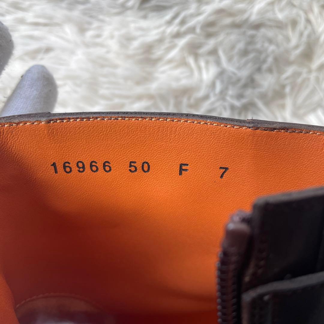 【未使用近い】サントーニ ジップブーツ サイズ7