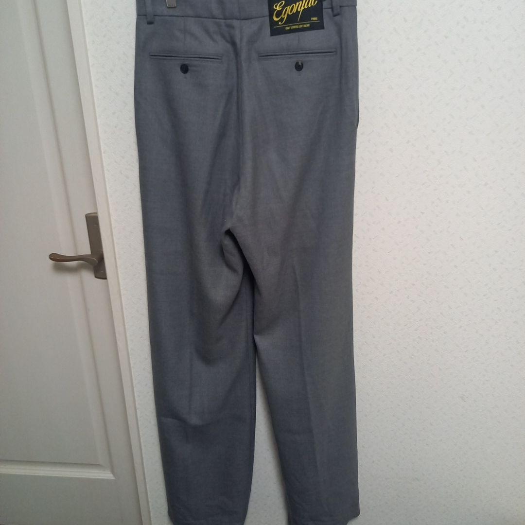 EgonLab エゴンラボ　24awグレー　Large Pants フレアバギー