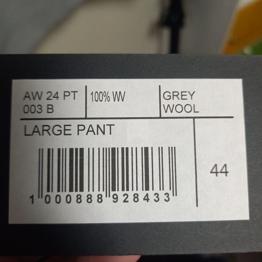 EgonLab エゴンラボ　24awグレー　Large Pants フレアバギー