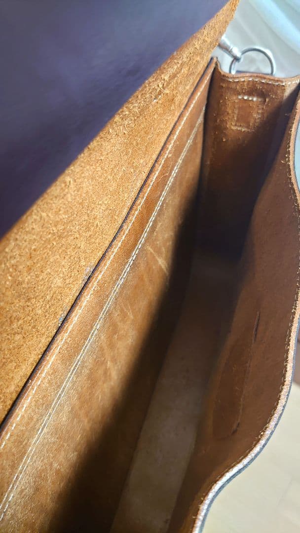 最終価格 Jane Marple/リボンサッチェルBag ダークブラウン