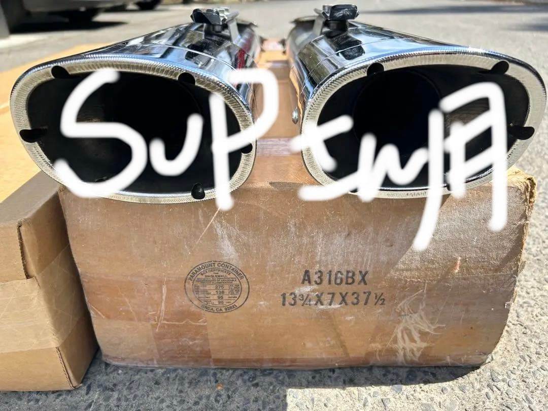 【Harley-Davidson】ステンレススチール マフラー2本セット値下げ可