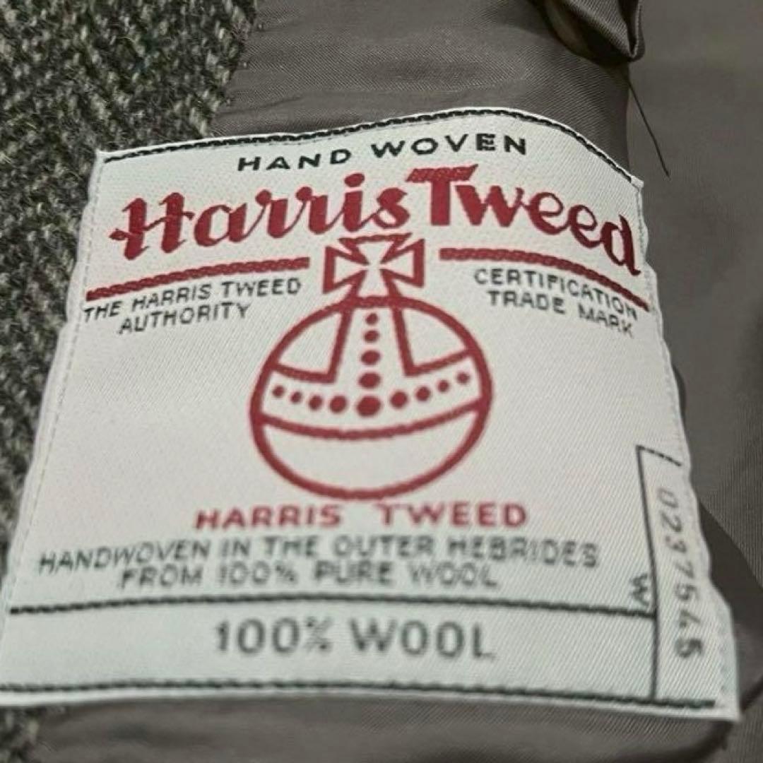 大きいサイズ✨ ハリスツイード ヘリンボーン テーラード ジャケット