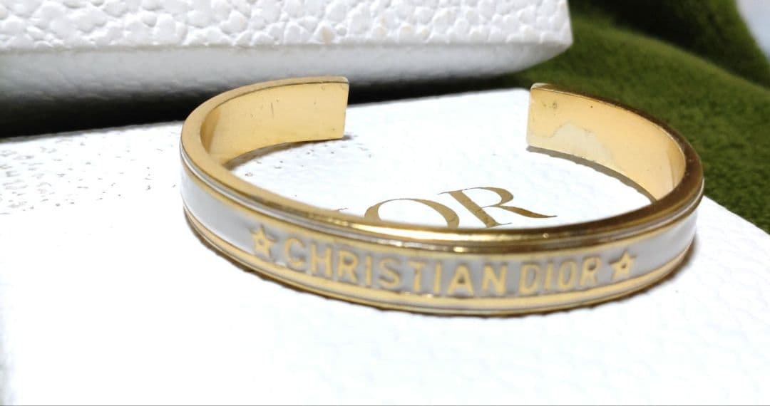 セール Christian Dior ディオール バングル メタル