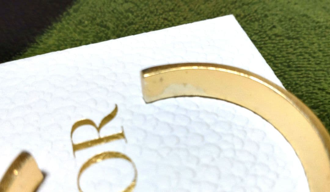セール Christian Dior ディオール バングル メタル